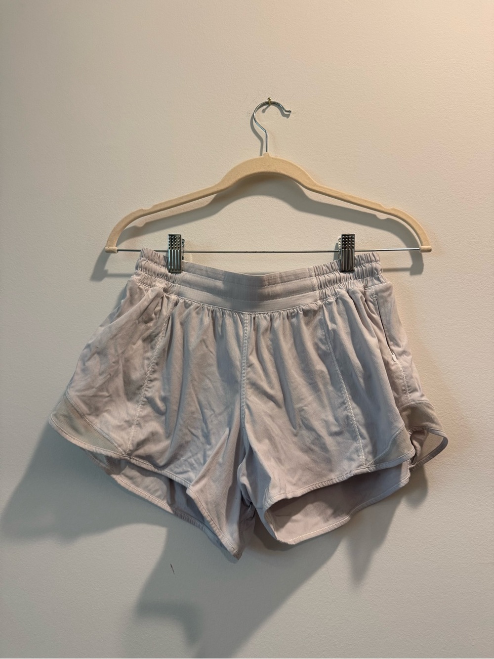lululemon athletica Light Gray Athletic Shorts
